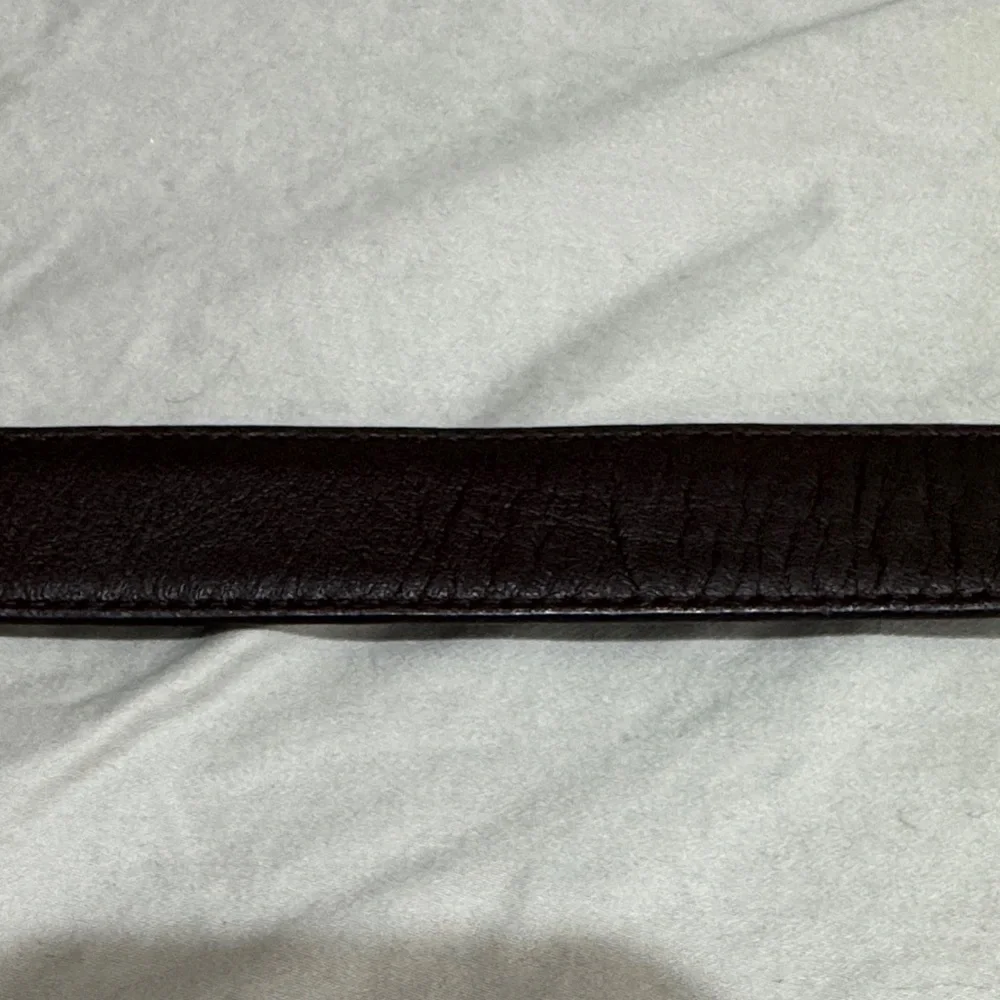 Janie and Jack Boys Brown Leather Belt with Gold Buckle